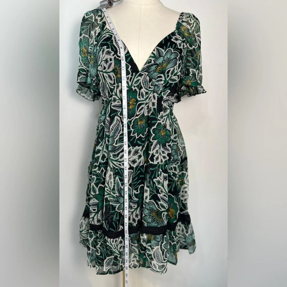 NWT BAND OF THE FREE Emerald Maisie Floral Mini Dress Size Small - Picture 11 of 16